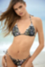 Beaded Bathing Suit PQ Swim small bust best quality sexy luxury designer swimwear Gasparilla Embroidered Mix triangle bikini