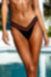Malibu V-Scoop Rio yacht swimsuit Black Red Sauvage Swimwear best quality designer luxury sexy low rise cheeky bikini bottoms