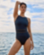 Essentials High Neck One Piece Swimsuit Sea Level Australia Multifit sun vixen swimwear best quality fancy mom stylish classy