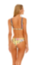 Portia Sally Top yellow floral bikini handmade embroidered swimsuit agua bendita hottest  pastel yellow bikini cute Instagram
