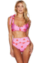 Beach Riot Valentine's Blair Top Heart Bikini Set