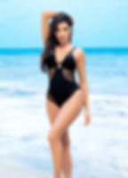 buy Black Mesh One Piece Swimsuit Mapale best quality boutique classy cute daring designer elegant exotic underwire swimsuit