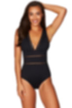 shop online black slimming swimsuit sea level australia essentials spliced best quality sexy classy designer luxury canada