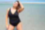 Tummy Control Plus Size Swimsuit Black Artesands HUES BLACK HAYES UNDERWIRE ONE PIECE
