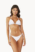 Frilly White Bikini waterlily lace ruffle pq swim  shop s scalloped triangle elegant bikini top sexy flattering bathing suit