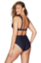 Casablanca Night Sky Cross Front Multifit Bra Top Slimming high waisted bikini Sea Level Australia d cup luxury bikini sale
