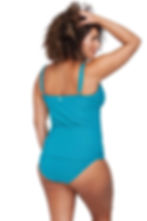 buy Artesands teal rhapsody botticelli plus size tankini sets with underwire elegant exotic expensive exquisite fancy fashion