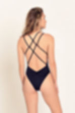 Black Plunge One Piece Swimsuit Peixoto Isla Black Swimsuit