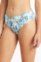 White Floral Swimsuit Recycled Mid Waist Bikini Bottoms Slimming swimwear Sea Level Australia quality high end designer