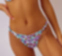 FRANKIES BIKINIS GABE flower farm HIGH CUT CHEEKY FLORAL BIKINI BOTTOMs
