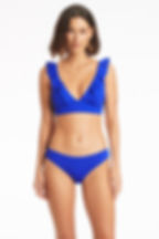 shop Essentials Eco Regular Bikini Pant Cobalt Bikini Bottoms Sea Level Australia aesthetic bikini online boutique canada usa