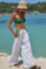 buy White Swimsuit Cover Up Pants sea level australia sunset beach pants aesthetic beach outfit designer sheer beach trousers