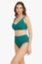 sea level australia high waisted bikini tummy control Messina E/F cup bralette high waist pant vermont