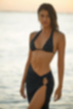 Gold Beaded Macrame Bikini Set PQ Swim small bust best quality sexy luxury designer swimwear midnight beaded brynn halter