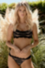 Cheeky Bikini Set midnight gold lace bralette PQ Swim best quality sexy classy designer luxury flattering luxurious fashion
