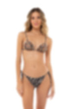 buy agua bendita Algeria ab essentials animal print bikini bottoms beaded graceful elegant bathing suit luxury designer swim