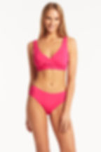 Mid Rise Full Coverage Bikini Bottoms Sea Level Australia Mid Bikini Pant Esssentials Eco