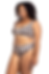 buy flattering designer plus size swimwear saphare Artesands monet curve fit mid rise swim pant animal leopard bikini bottoms